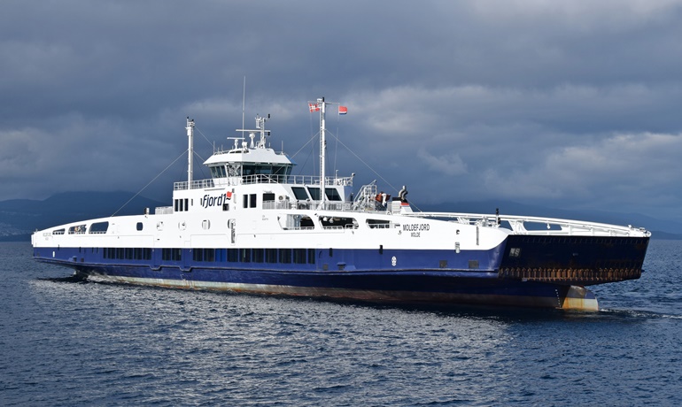 MOLDEFJORD and two more sister ships will be converted to electric-hybrid propulsion by Westcon Yards. © Uwe Jakob