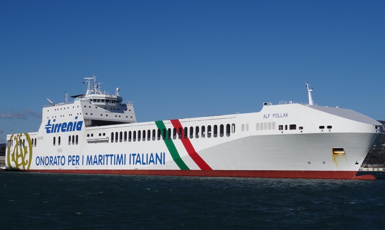 ALF POLLAK has joined sister ship MARIA GRAZIA ONORATO. © Jean-Pierre Fabre ALF POLLAK has joined sister ship MARIA GRAZIA ONORATO. © Jean-Pierre Fabre