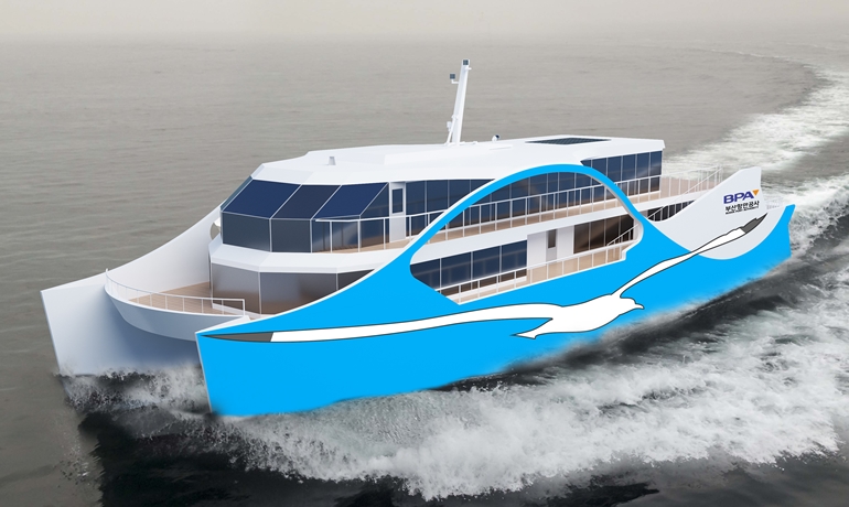 Busan Port Authority all-electric passenger ferry