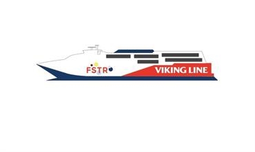 VIKING FASTER will offer up to three return sailings per day between Helsinki and Tallinn. © Viking Line