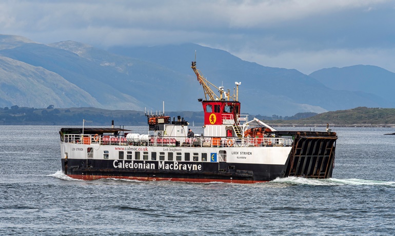 The 1986-built LOCH STRIVEN is one of the older ships in the 36-ship CMAL fleet. © Maritime Photographic