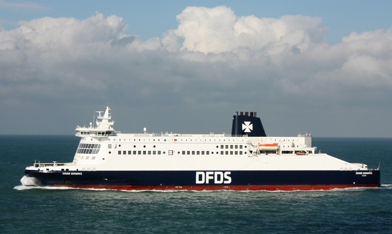 DOVER Seaways has just carried the one millionth DFDS freight unit of 2016 on routes from Dover to Calais and Dunkerque. © Russell Plummer