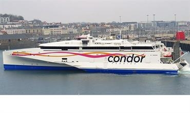 CONDOR LIBERATION arriving in St.Peter Port, Guernsey. © Tony Rive