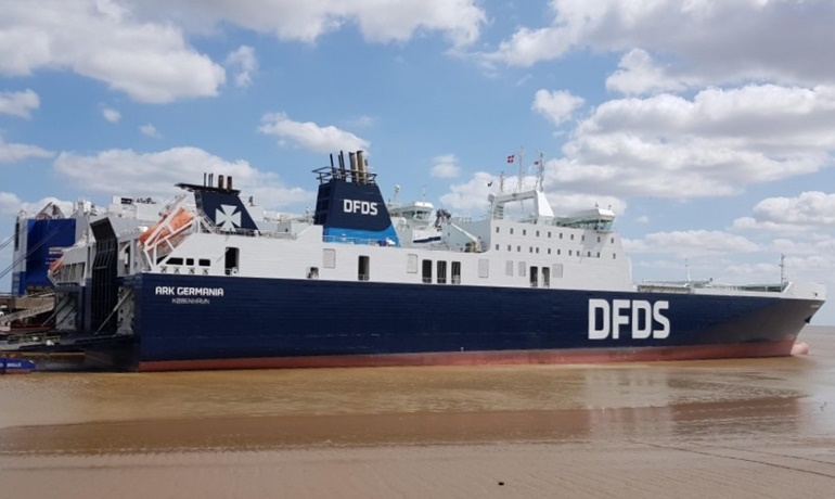 ARK GERMANIA is one of seven DFDS ro-ro freighters that can be made available for military purposes. © Frank Lose ARK GERMANIA is one of seven DFDS ro-ro freighters that can be made available for military purposes. © Frank Lose