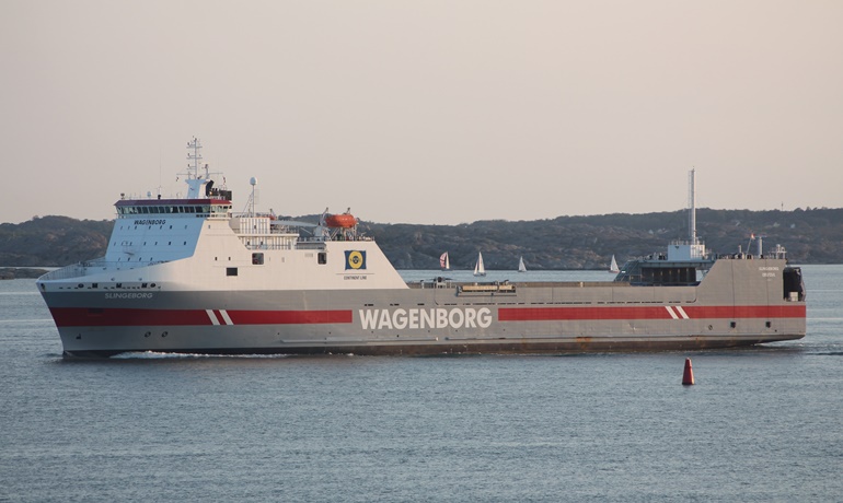 SLINGEBORG and SCHIEBORG will be supplemented by a third ship on the Gothenburg-Zeebrugge service, expected to be FIONIA SEAWAYS © Kai Ortel