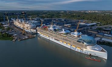 STAR OF THE SEAS and LEGEND OF THE SEAS © Meyer Turku STAR OF THE SEAS and LEGEND OF THE SEAS © Meyer Turku