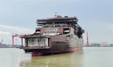 P&O LIBERTE float out © P&O Ferries