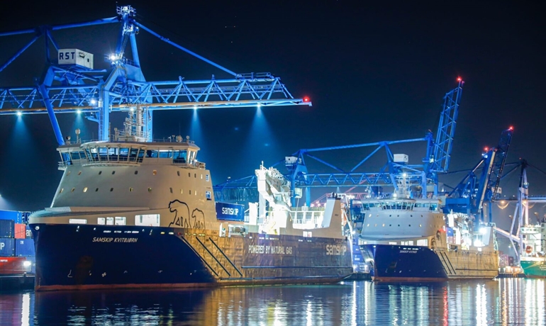 SAMSKIP KVITBJORN and SAMSKIP KVITNOS. © Samskip