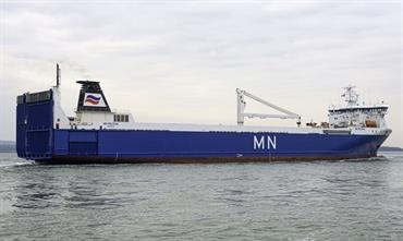 MN PELICAN will serve Brittany Ferries for at least another two years © Maritime Photographic