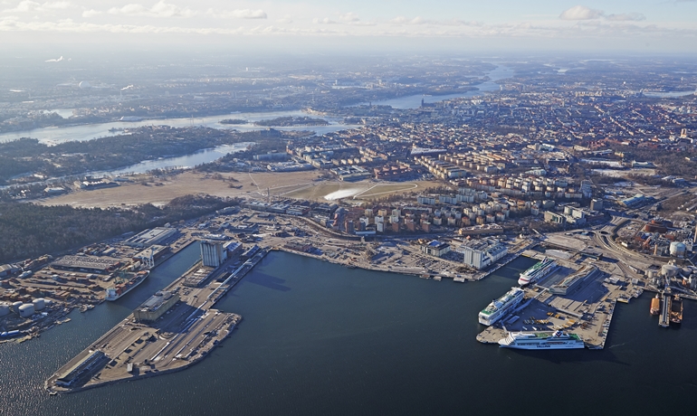 Frihamnen and Värtahamnen © Ports of Stockholm