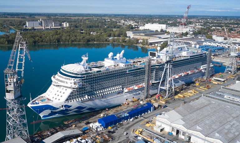 ENCHANTED PRINCESS was delivered in September 2020 © Fincantieri ENCHANTED PRINCESS was delivered in September 2020 © Fincantieri