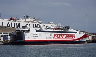 HELLENIC HIGHSPEED is ready to start operations from Rafina later this week © George Giannakis HELLENIC HIGHSPEED is ready to start operations from Rafina later this week © George Giannakis