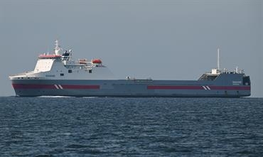 MAXINE is still operating in the Baltic and will be introduced on DFDS's new Calais-Sheerness later than initially planned. © Dietmar Hasenpusch MAXINE is still operating in the Baltic and will be introduced on DFDS's new Calais-Sheerness later than initially planned. © Dietmar Hasenpusch