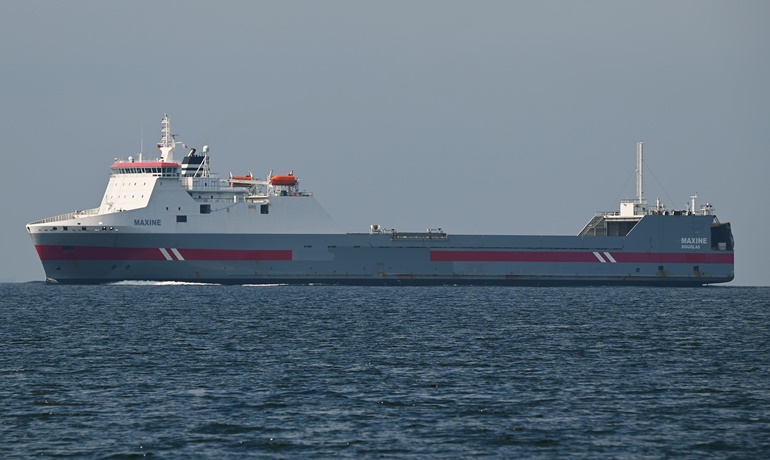 MAXINE is still operating in the Baltic and will be introduced on DFDS's new Calais-Sheerness later than initially planned. © Dietmar Hasenpusch