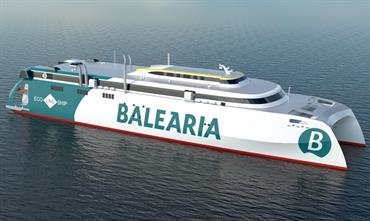 Rather than placing an order with Austal or Incat, Baleària opted to build in Spain © Baleària Rather than placing an order with Austal or Incat, Baleària opted to build in Spain © Baleària