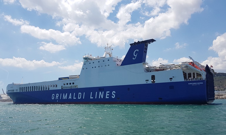 EUROCARGO SAVONA is on its way to the Baltic via Bristol, joining the Finnlines fleet later this month. © Marc Ottini