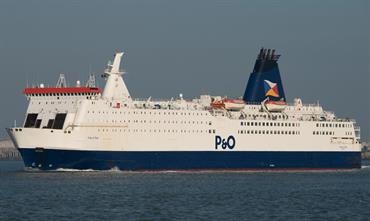 PRIDE OF YORK has been laid up in Hull since early April and will not return to service for P&O Ferries. © Frank Lose