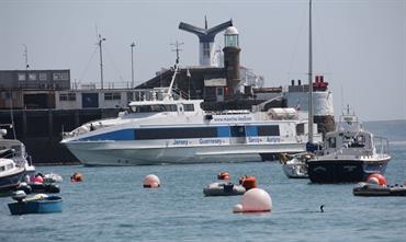 The 1997-built monohull GRANVILLE is one of two high-speed ferries owned by the Manche Department © Kai Ortel The 1997-built monohull GRANVILLE is one of two high-speed ferries owned by the Manche Department © Kai Ortel