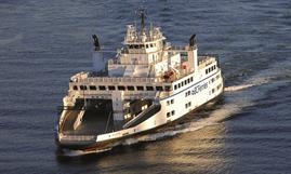 The 2008-built MALASPINA SKY (ex. ISLAND SKY) is one of BC Ferries' current ferries, built in Canada. © Shippax