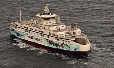 SALISH ORCA: the lead ship in the Remontowa-designed and -built Salish Class © BC Ferries