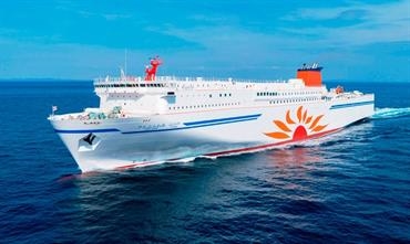 SUNFLOWER FURANO undertaking trials in Japanese waters - © MOL Ferry Co. SUNFLOWER FURANO undertaking trials in Japanese waters - © MOL Ferry Co.