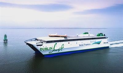 DUBLIN SWIFT replaces the smaller, 1999-built JONATHAN SWIFT between Dublin and Holyhead © Irish Ferries