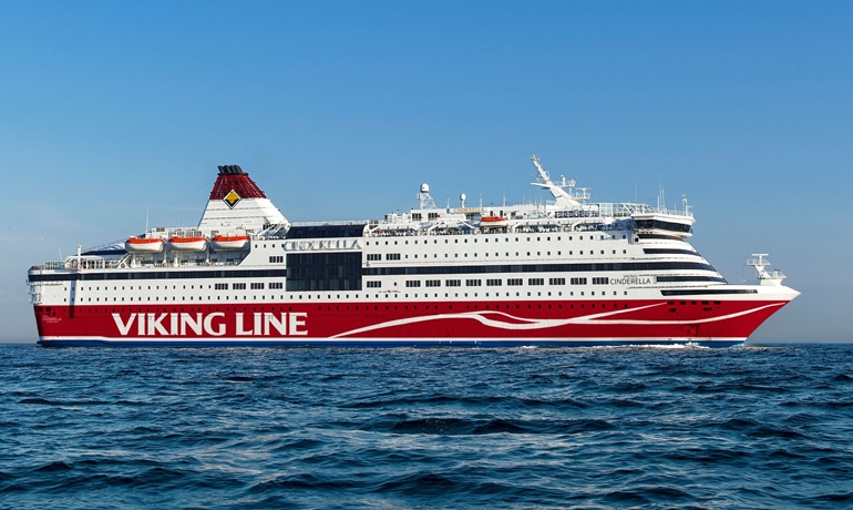 VIKING CINDERELLA is now red © Viking Line VIKING CINDERELLA is now red © Viking Line