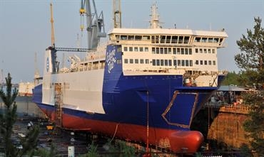 FINBO CARGO at the Turku Repair Yard in Naantali © Jukka Huotari