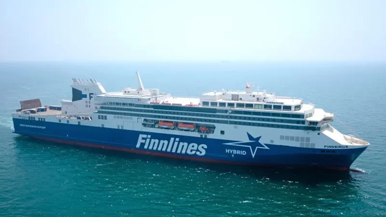 FINNSIRIUS in the Yellow Sea during the sea trials in May 2023 FINNSIRIUS in the Yellow Sea during the sea trials in May 2023