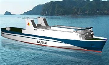 The newbuilding will replace FERRY TSURUGI © Nankai Ferry Co. The newbuilding will replace FERRY TSURUGI © Nankai Ferry Co.