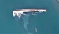 Drone photo of the capsized VIRGEN DE PENAFRANCIA II © Philippine Coast Guard