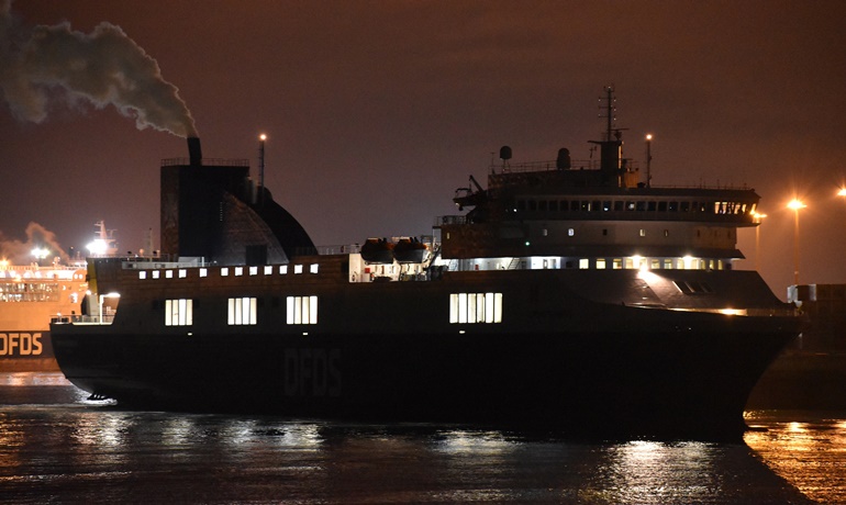 OPTIMA SEAWAYS is one of three ro-paxes operating DFDS's new Dunkerque-Rosslare route. © Julien Carpentier
