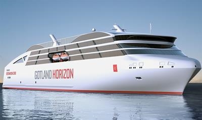 GOTLAND HORIZON, developed by Rederi AB Gotland, Destination Gotland and Gotland Tech Development. If realized, it will be Sweden's first large-scale hydrogen-powered vessel for both passengers and freight