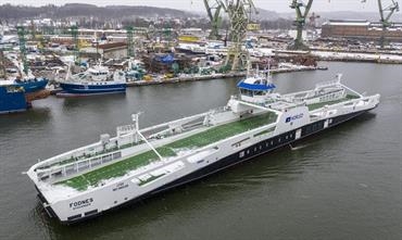Remontowa Shipbuilding has handed over the LMG Marin-designed FODNES to Norled. © Marcin Koszalka – PORTALMORSKI.PL