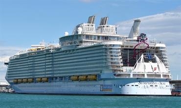 SYMPHONY OF THE SEAS was delivered by Chantiers de l'Atlantique in March 2018 © Marc Ottini