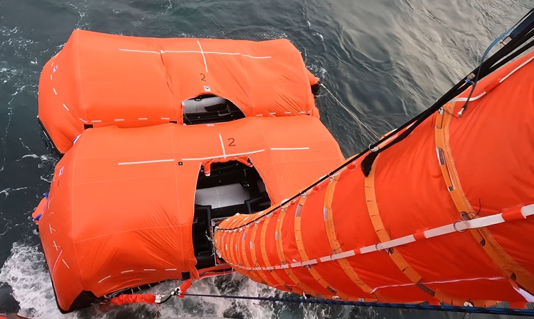 VIKING Helix shapes simpler, easier ship evacuation at speed
