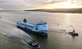 STENA FUTURA water salute