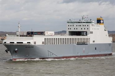 WILHELMINE has replaced ESTRADEN on the Europoort-Teesport route © J.J. Jager WILHELMINE has replaced ESTRADEN on the Europoort-Teesport route © J.J. Jager