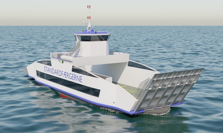 Danish Standard Ferry. Illustration: Færgesekretariatet