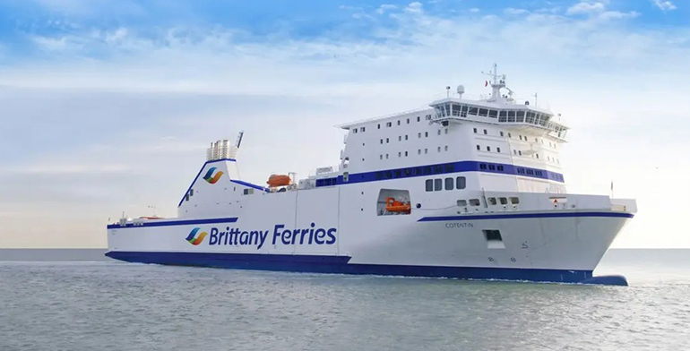 COTENTIN is now renamed NEFERTITI. © Brittany Ferries COTENTIN is now renamed NEFERTITI. © Brittany Ferries