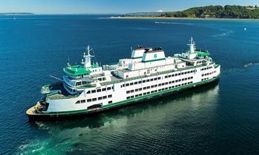 The fourth Olympic-class ferry SUQUAMISH was delivered in July 2018 © WSF