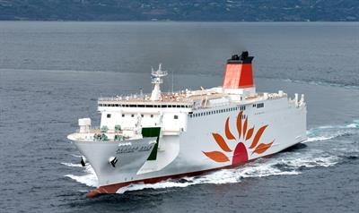 The new SUNFLOWER KIRISHIMA has been delivered by JMU and will be introduced next month © Japan Marine United