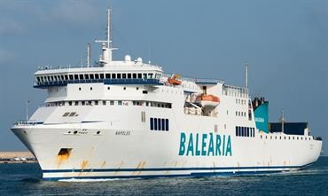 NAPOLES will be the first of five Baleària ships to be re-engined and LNG-powered © Frank Lose NAPOLES will be the first of five Baleària ships to be re-engined and LNG-powered © Frank Lose
