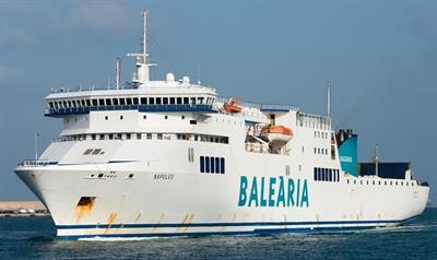 NAPOLES will be the first of five Baleària ships to be re-engined and LNG-powered © Frank Lose