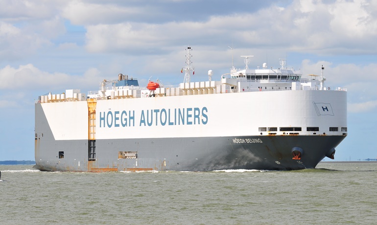 HÖEGH BEIJING has a 5,000 CEU capacity © Marc Ottini