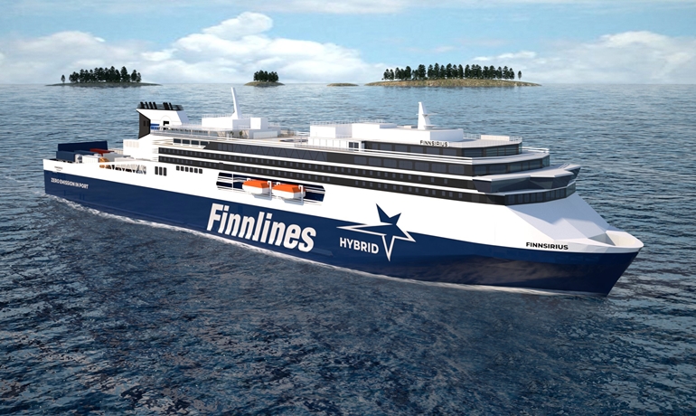 Illustration of FINNSIRIUS © Finnlines Plc