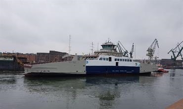 LAGATUN left Gdansk for Gursken for final outfitting © Montex Shipyard