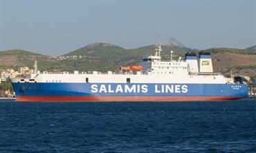 ALEXO to leave Salamis © Frank Heine ALEXO to leave Salamis © Frank Heine