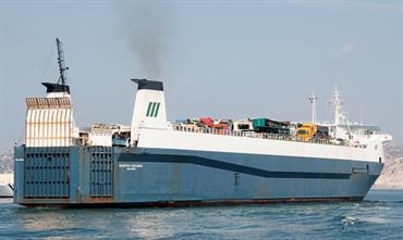 MAESTRO UNIVERSE has been chartered by Inter Shipping for cross-Gibraltar Strait service © Frank Lose
