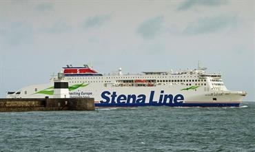 The brand-new STENA ESTRID will make her first commercial sailing on the Central Corridor route on 13 January. © Stena Line The brand-new STENA ESTRID will make her first commercial sailing on the Central Corridor route on 13 January. © Stena Line